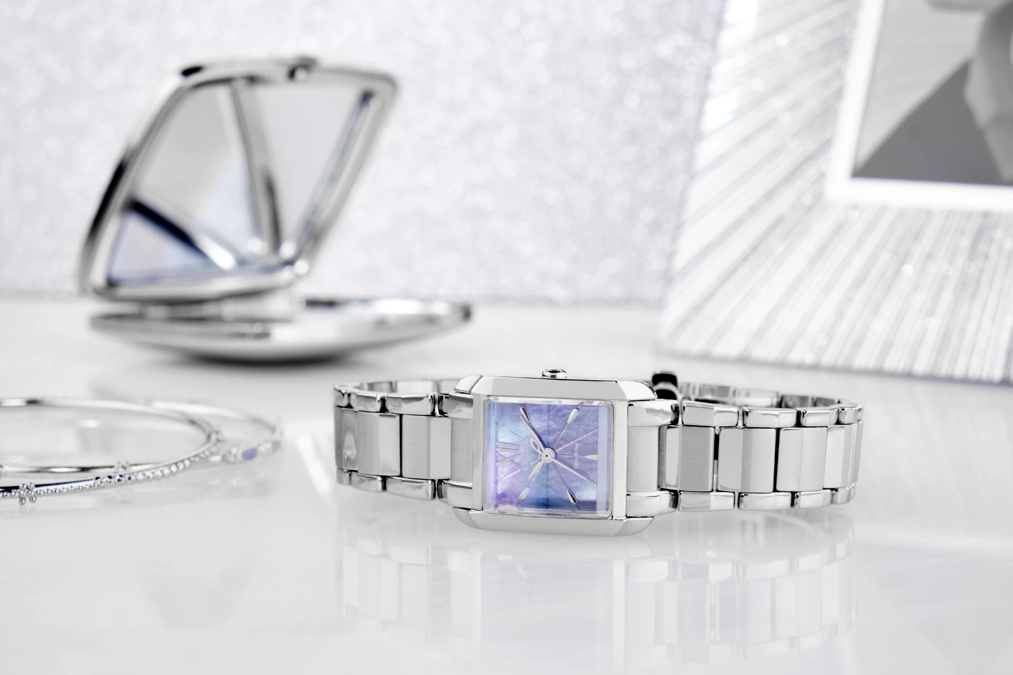 Citizen L Ladies Eco-Drive Blue Stainless Steel Watch | CITIZEN